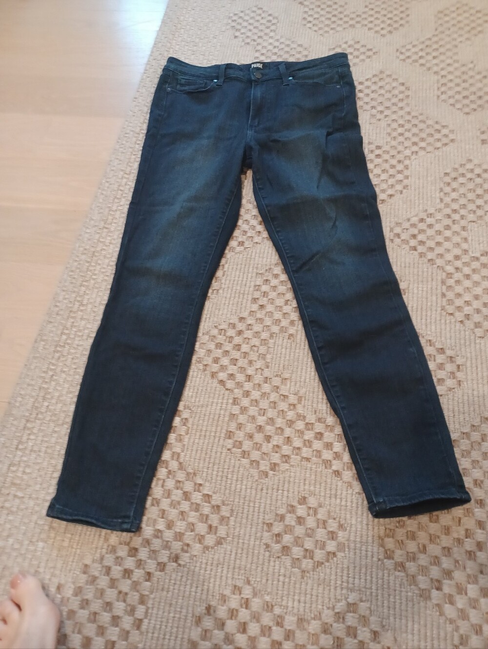 Paige Jeans  Hoxton Ankle Dark Blue Slim Fit , 30W